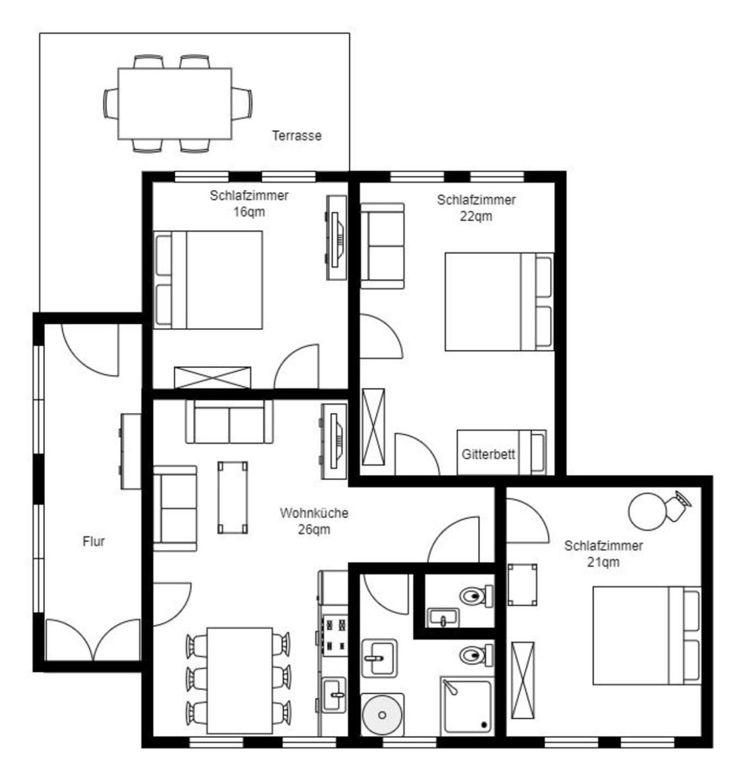 Ferienwohnung Biethahn - Gaarden Brodersby-Goltoft Екстер'єр фото